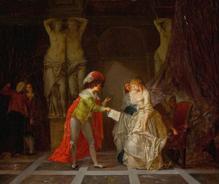 La Lettre - Jean-Baptiste Mallet — vista dell’opera