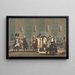 Café des Patriotes Una casa di caffè dei patrioti - Jean-Baptiste Morret — quadro incorniciato alla parete