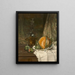 Nature morte con melone, fichi e caraffa - Jean - Baptiste Olive — quadro incorniciato alla parete