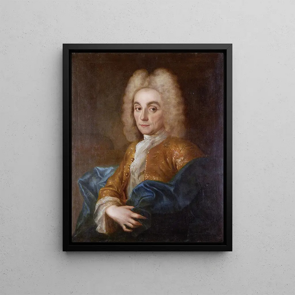 Charles François De La Baume Le Blanc Duca di La Vallière - Jean-Baptiste Oudry — quadro incorniciato alla parete