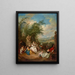 Una festa campestre durante la vendemmia - Jean-Baptiste Pater — quadro incorniciato alla parete