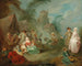 Un camp militare - Jean-Baptiste Pater — vista dell’opera