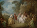 Scène cortese in un parco - Jean-Baptiste Pater — vista dell’opera