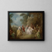 Scène cortese in un parco - Jean-Baptiste Pater — quadro incorniciato alla parete