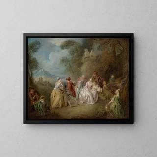 JeanBaptiste Pater - Courtly Scene in a Park.webp