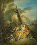 La conversazione interessante - Jean-Baptiste Pater — vista dell’opera