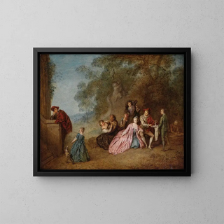 JeanBaptiste Pater - Lamour Et Le Badinage.webp