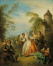 Le Colin-maillard, Blind Man's Buff - Jean-Baptiste Pater — vista dell’opera