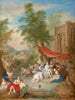 Le Bagnanti, bagnanti in un paesaggio - Jean-Baptiste Pater — vista dell’opera