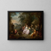 Repos dans un parc - Jean-Baptiste Pater — quadro incorniciato alla parete