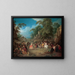 La Foire à Bezons - Jean-Baptiste Pater — quadro incorniciato alla parete