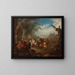 Truppe in marcia - Jean-Baptiste Pater — quadro incorniciato alla parete