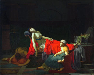 La Mort de Cléopâtre - Jean-Baptiste Regnault — vista dell’opera