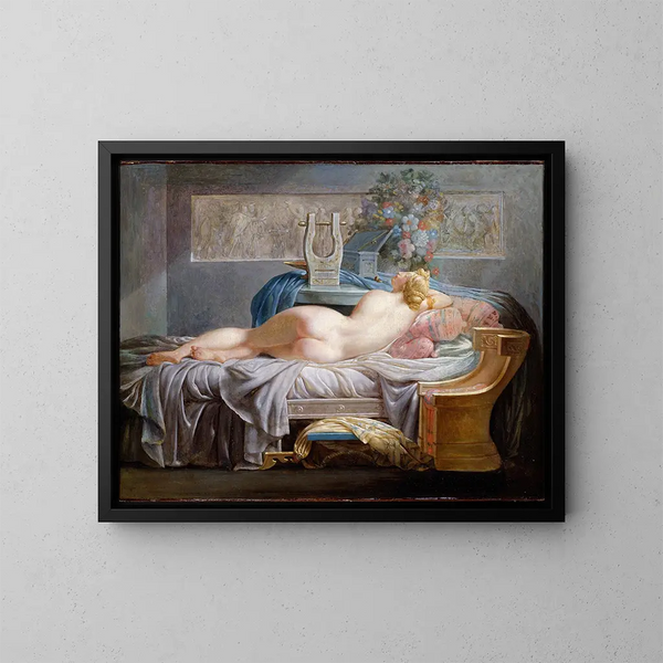 Saffo - Jean-Baptiste Regnault — quadro incorniciato alla parete