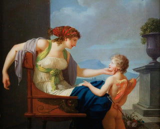 Venere e Cupido - Jean-Baptiste Regnault — vista dell’opera