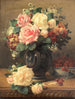 Nature morte con rose e lamponi - Jean-Baptiste Robie — vista dell’opera