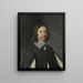 Ritratto di un uomo forse Philippe de la Trémolle conte di Olonne - Jean-Baptiste de Champaigne — quadro incorniciato alla parete