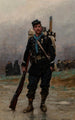 Un fantassin français della guerra franco-prussiana - Jean-Baptiste Édouard Detaille — vista dell’opera