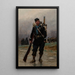 Un fantassin français della guerra franco-prussiana - Jean-Baptiste Édouard Detaille — quadro incorniciato alla parete
