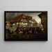 Carica del 9° reggimento di cavalleria corazzata nel villaggio di Morsbronn - Jean-Baptiste Édouard Detaille — quadro incorniciato alla parete