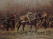 Scena militare con muli di ambulanza, frammento del panorama di Champigny - Jean-Baptiste Édouard Detaille — vista dell’opera