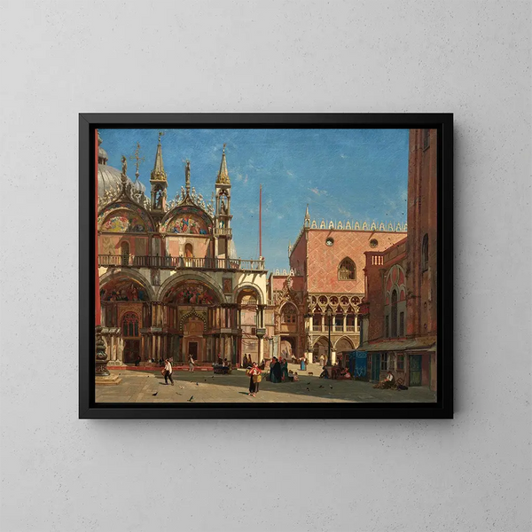Place Saint-Marc - Jean-Baptiste van Moer — quadro incorniciato alla parete