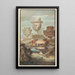 Fantasia di rovine, vasi e urne - Jean-Charles Delafosse — quadro incorniciato alla parete