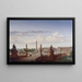 La place de la Concorde vue de la terrasse du bord de l'eau, le roi Louis-Philippe traverse la place en voiture - Jean-Charles Geslin — quadro incorniciato alla parete