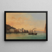 Vista di Ischia dal mare - Jean-Charles Joseph Rémond — quadro incorniciato alla parete