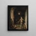 La camera da letto dei piccoli Savoiani o I piccoli ammaestratori di marmotte - Jean - Claude Bonnefond — quadro incorniciato alla parete