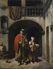 Vecchio cieco condotto dalla figlia - Jean-Claude Bonnefond — vista dell’opera