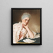Ritratto della signora Jacquet - Jean-Étienne Liotard — quadro incorniciato alla parete