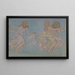 Bambini che giocano - Jean-Francis Auburtin — quadro incorniciato alla parete