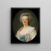 Ritratto di donna un tempo identificato come Mme Geoffrin - Jean-François Gilles Colson — quadro incorniciato alla parete