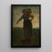 Une laitière normanda a Gréville - Jean-François Millet — quadro incorniciato alla parete
