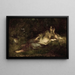 In riposo - Jean-François Millet — quadro incorniciato alla parete