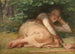 Bergère addormentata all'ombra di un cespuglio di querce - Jean-François Millet — vista dell’opera