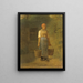 Fille portant de l'eau - Jean-François Millet — quadro incorniciato alla parete