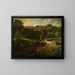 Hameau Cousin Gréville - Jean-François Millet — quadro incorniciato alla parete