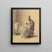 Paysanne veillant son enfant - Jean-François Millet — quadro incorniciato alla parete