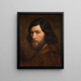 Autoritratto - Jean-François Millet — quadro incorniciato alla parete