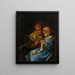 La Leçon de tricot - Jean-François Millet — quadro incorniciato alla parete