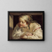 Giovane donna - Jean-François Millet — quadro incorniciato alla parete