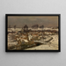 Inverno in Brabant - Jean-François Taelemans — quadro incorniciato alla parete