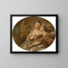 Allégorie della pittura - Jean-François de Troy — quadro incorniciato alla parete
