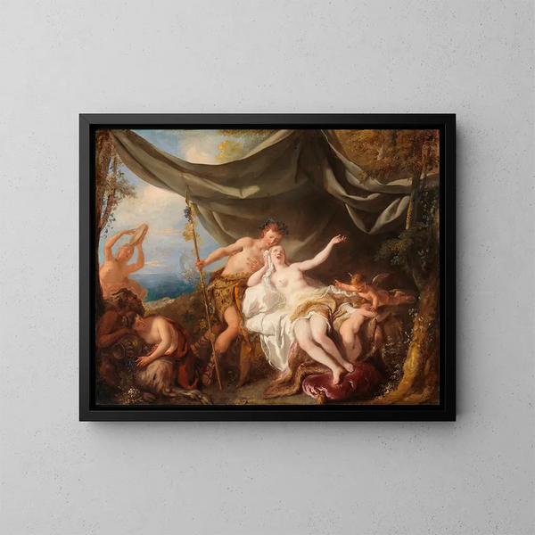 Bacchus e Arianna - Jean-François de Troy — quadro incorniciato alla parete