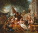 Scène orientale ou il banchetto di Ester - Jean-François de Troy — vista dell’opera