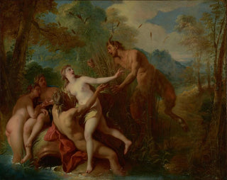Pan e Syrinx - Jean-François de Troy — vista dell’opera
