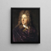Ritratto del pittore miniaturista Jacques-Antoine Arlaud - Jean-François de Troy — quadro incorniciato alla parete