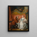 La Déclaration d'amour - Jean-François de Troy — quadro incorniciato alla parete